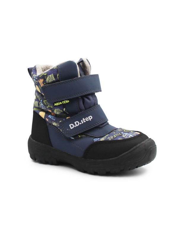 Wodoodporne Śniegowce Dla Chłopca DD STEP P081-62405L Royal Blue