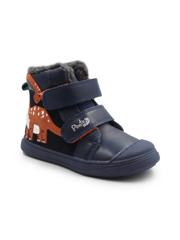 Buty Na Zimę Dla Chłopczyka Dinozaur PONTE DA07-6-2890 Royal Blue