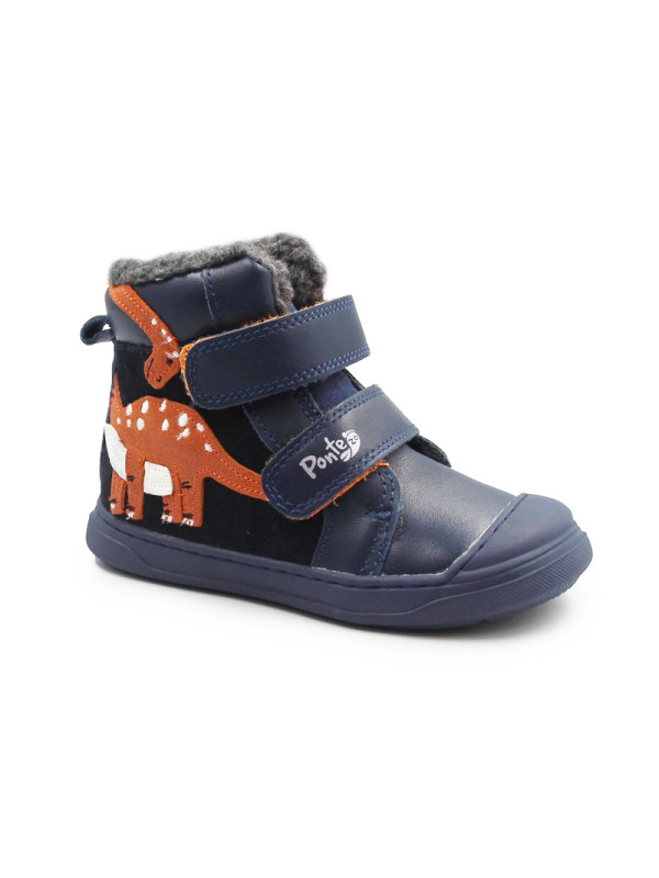 Buty Na Zimę Dla Chłopczyka Dinozaur PONTE DA07-6-2890 Royal Blue