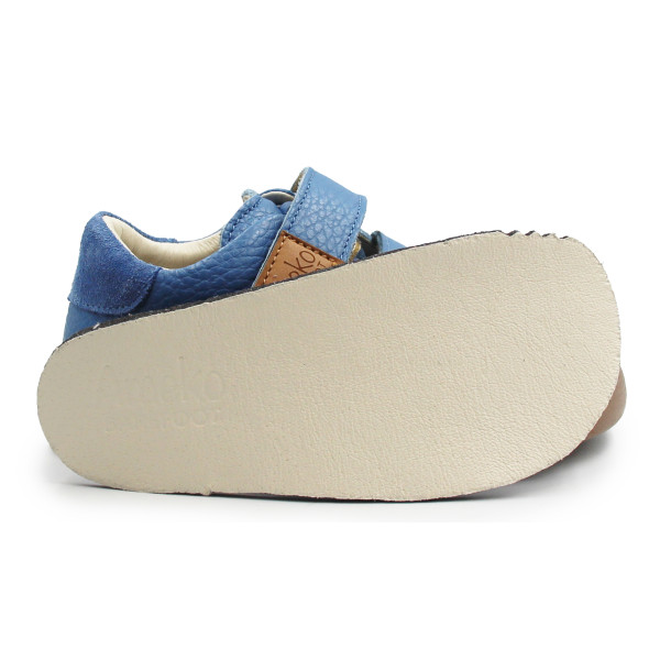 Buty Na Wiosnę Dla Chłopca Niebieskie Barefoot Ameko Otis Croco-Blue