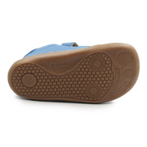 Buty Na Wiosnę Dla Chłopca Niebieskie Barefoot Ameko Otis Croco-Blue