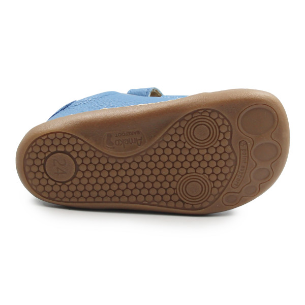 Buty Na Wiosnę Dla Chłopca Niebieskie Barefoot Ameko Otis Croco-Blue