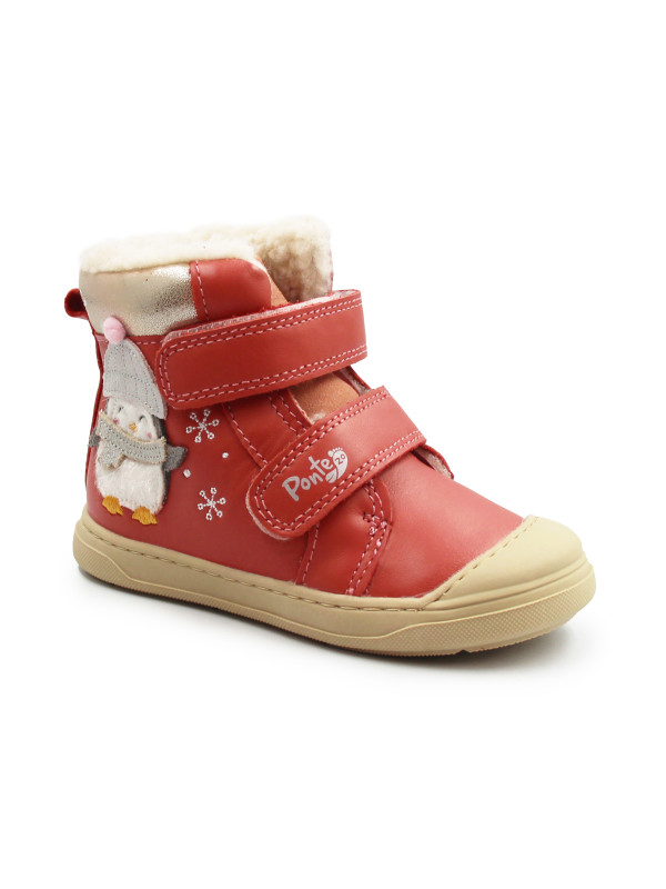Zimowe Buty Dla Dziewczynki PONTE DA07-6-2908B Strawberry