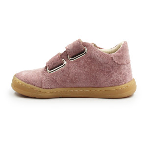 Buty Na Wiosnę Dla Dziewczynki z Serduszkiem Barefoot Ameko Dash-Hearts-Brownrose