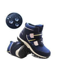 Buty Dziecięce Na Jesień Ocieplane Wojtyłko 5z24094 Granat