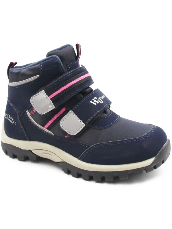 Buty na Jesień Dla Dziewczynki Wodoodporne Wojtyłko 4z21037g granat