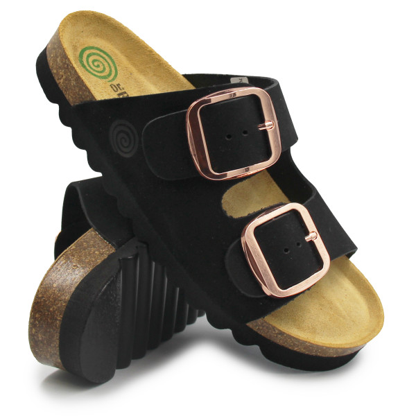 Laczki damskie na lato wakacje ze skóry naturalnej Dr Brinkmann 700809-01