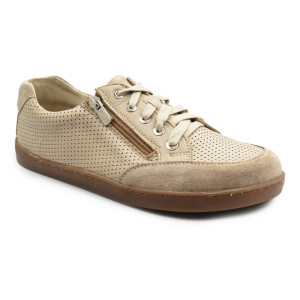 Półbuty damskie barefoot ze skóry naturalnej Helios 470 ecru