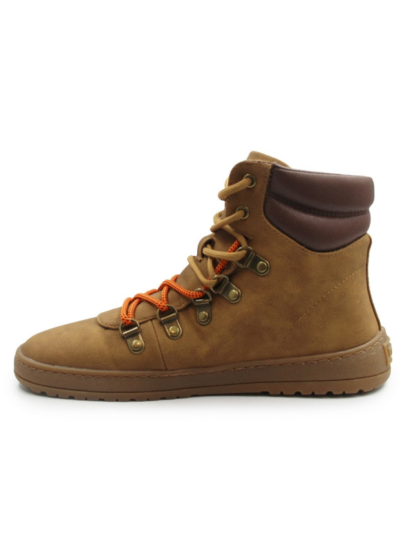 Botki barefoot damskie MTNG Free Alask 85512 brązowe