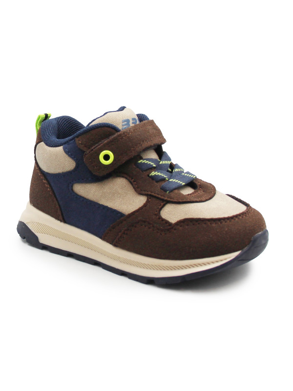 Buty Dla Chłopca Jesienne Na Rzep Brąz Bartek 87062-12