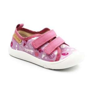 Trampki Do Szkoły i Przedszkola Dla Dziewczynki Na Rzep DD STEP C100-61432 Daisy Pink