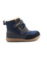Wodoodporne Zimowe Buty Dla Chłopca Na Rzep Barefoot Bartek 84015-86