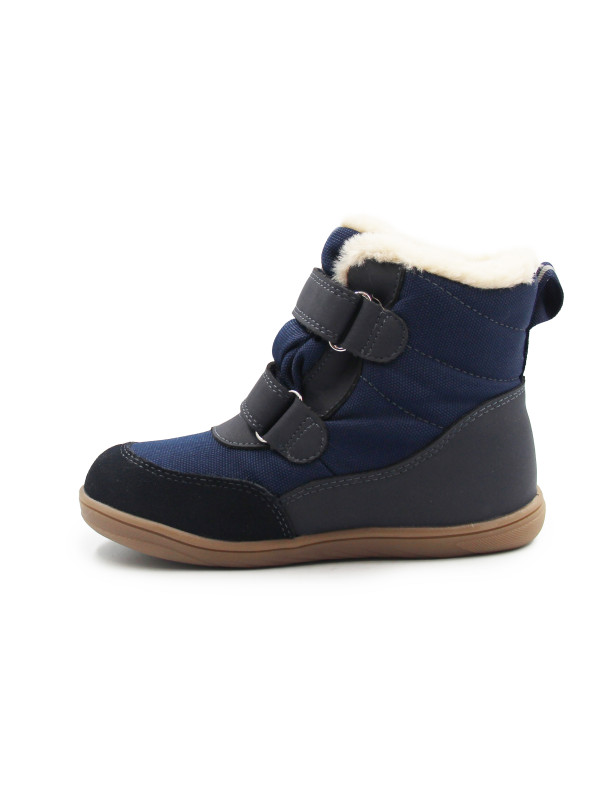 Wodoodporne Zimowe Buty Dla Chłopca Na Rzep Barefoot Bartek 84015-86