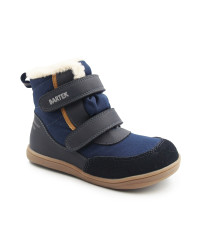 Wodoodporne Zimowe Buty Dla Chłopca Na Rzep Barefoot Bartek 84015-86