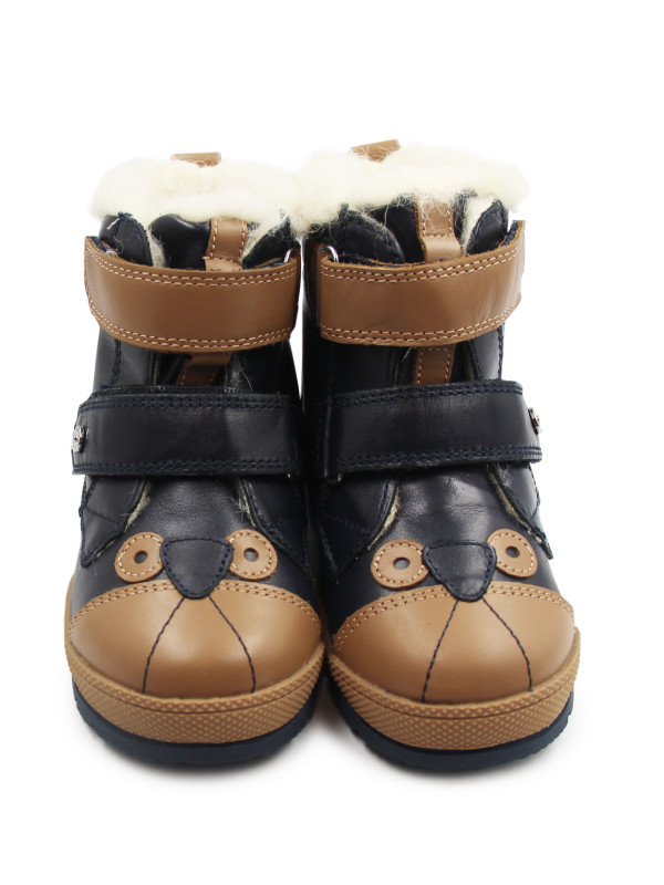 Buty Zimowe Dla Chłopczyka Ocieplane na Rzep Bartek 88003-56