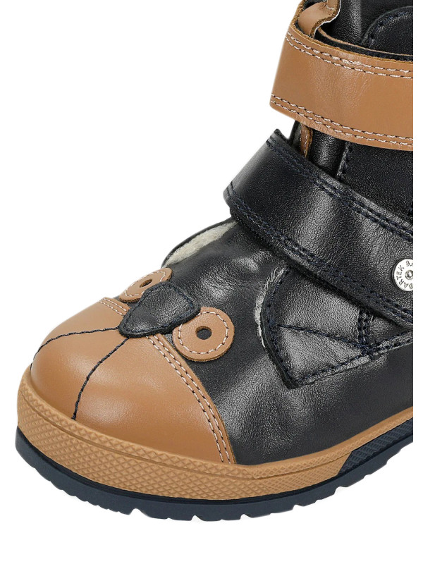 Buty Zimowe Dla Chłopczyka Ocieplane na Rzep Bartek 88003-56