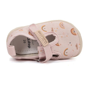 Buty Do Przedszkola Dla Dziewczynki Pudrowy Róż Barefoot DD STEP C086-61991 Baby Pink