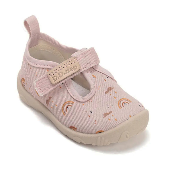 Buty Do Przedszkola Dla Dziewczynki Pudrowy Róż Barefoot DD STEP C086-61991 Baby Pink