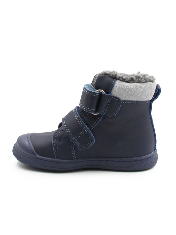 Zimowe Buty Dla Chłopczyka Żabka Ocieplane Futerkiem PONTE DA07-5-2349Z Royal Blue