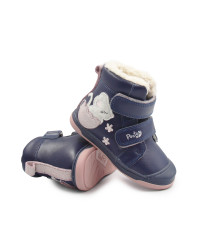 Buty Dla Dziewczynek na Zimę Granatowe PONTE DA07-5-2110V Royal Blue