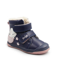 Buty Dla Dziewczynek na Zimę Granatowe PONTE DA07-5-2110V Royal Blue