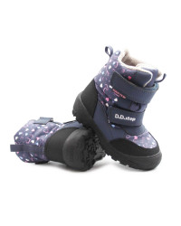 Śniegowce Dla Dziewczynki w Serduszka DD STEP P081-62248A Royal Blue