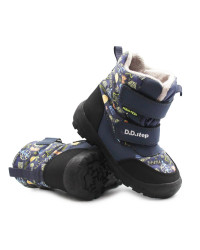 Wodoodporne Śniegowce Dla Chłopca DD STEP P081-62405L Royal Blue