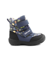 Wodoodporne Śniegowce Dla Chłopca DD STEP P081-62405L Royal Blue