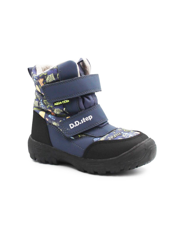 Wodoodporne Śniegowce Dla Chłopca DD STEP P081-62405L Royal Blue