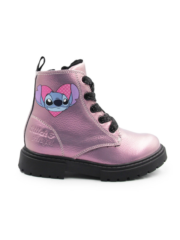 Metaliczne Buty Różowe Dla Dziewczynki Stitch & Angel Bartek 88018-15