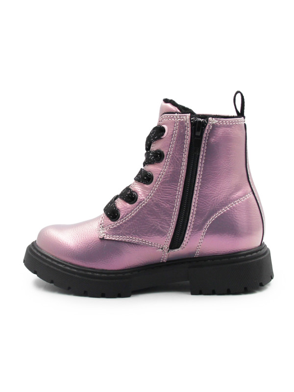 Metaliczne Buty Różowe Dla Dziewczynki Stitch & Angel Bartek 88018-15