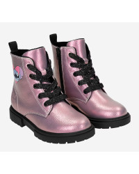 Metaliczne Buty Różowe Dla Dziewczynki Stitch & Angel Bartek 88018-15