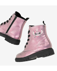 Metaliczne Buty Różowe Dla Dziewczynki Stitch & Angel Bartek 88018-15