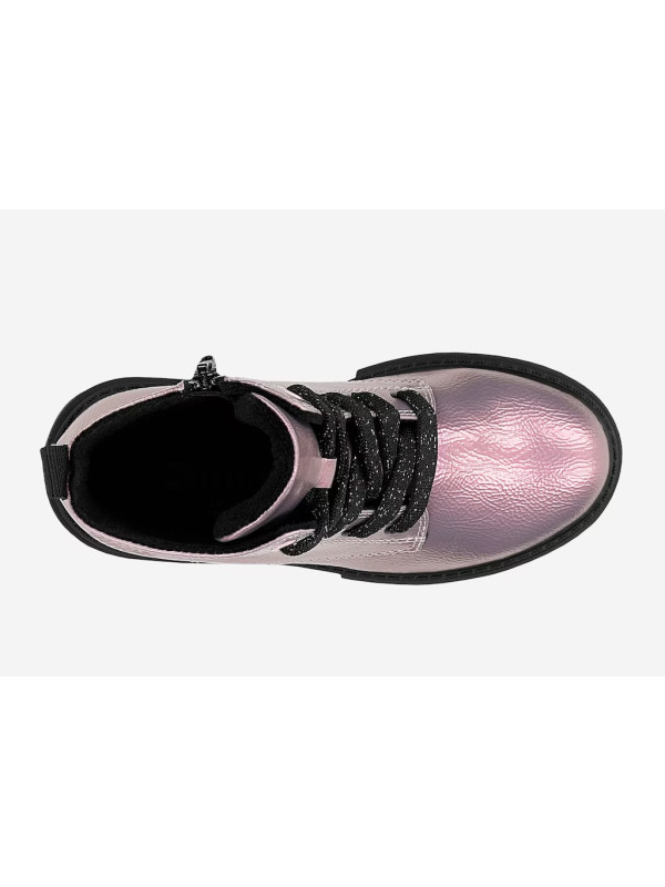Metaliczne Buty Różowe Dla Dziewczynki Stitch & Angel Bartek 88018-15
