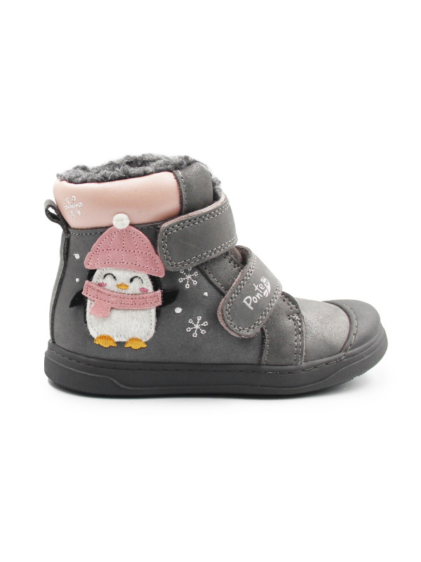 Zimowe Buty Dla Dziewczynek Ponte da07-6-2908CZ Marine Grey