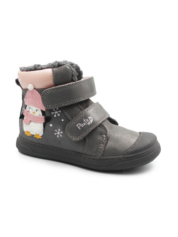 Zimowe Buty Dla Dziewczynek Ponte da07-6-2908CZ Marine Grey