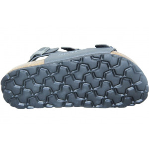 Chłopięce Czarne Sandały Na Lato Genuins Congo Bio Natur Gris II gatunek