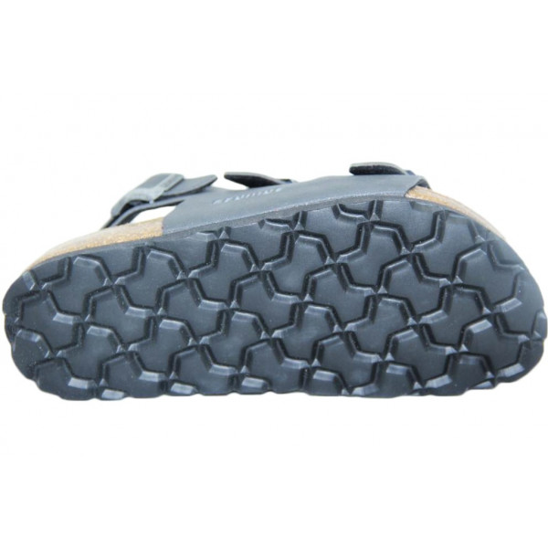 Chłopięce Czarne Sandały Na Lato Genuins Congo Bio Natur Gris II gatunek