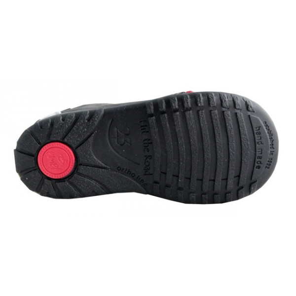 Chłopięce Trzewiki na Jesień Sznurowane Z Pandą Emel e 1150-1