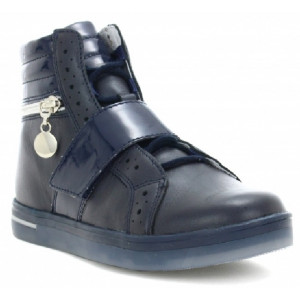 Granatowe Trampki Trzewiki jesienne bartek w-24376/sz/0fb