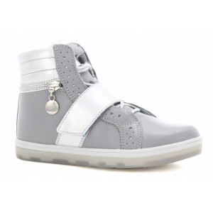 Wysokie buty dla dziewczynki do szkoły na jesień Bartek w-24376/sz/0a7