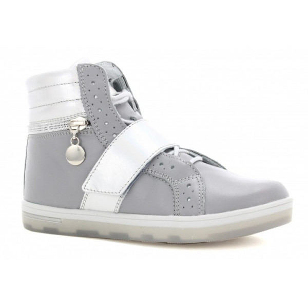 Wysokie buty dla dziewczynki do szkoły na jesień Bartek w-24376/sz/0a7