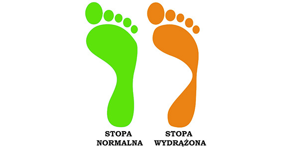 Buty dla dziecka z wysokim podbiciem - stopa wydrążona